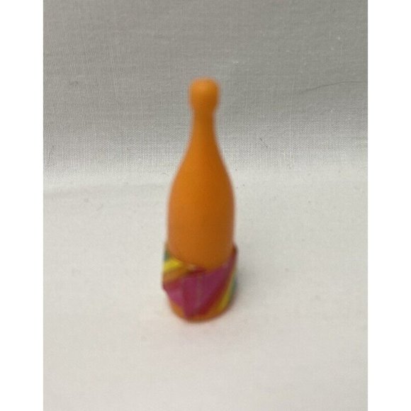 Barbie Mattel Dollhouse ORANGE SODA BOTTLE Picnic Kitchen Diorama Drink - Picture 2 of 4